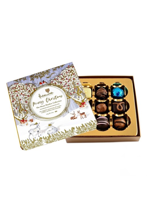 Holdsworth Merry Christmas chocolade bonbons in geschenkverpakking 9 stuks