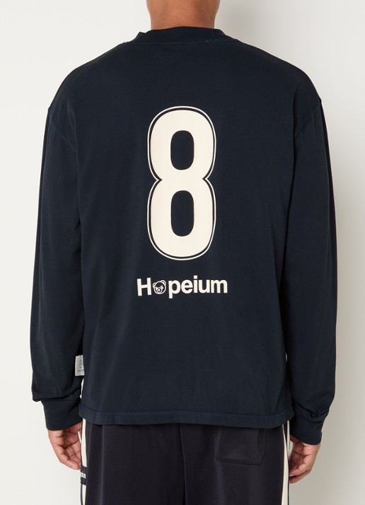 Hopeium Ghandi longsleeve met front- en backprint