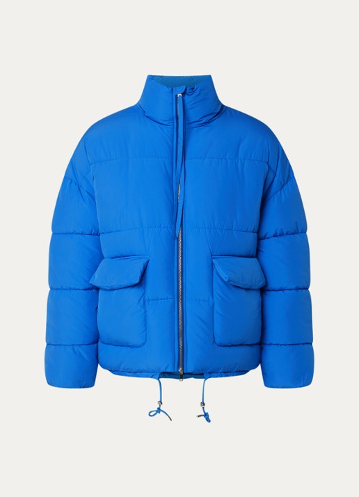 Hopeium Puffer jack met opstaande kraag