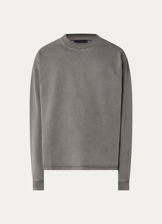 Hopeium Sweater met backprint - voorkant 3 grijs