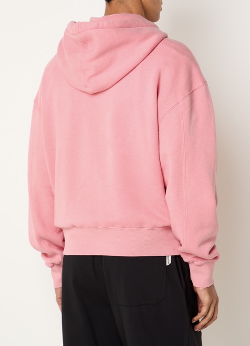 Hopeium Sweatvest met steekzakken - achterkant 5 roze