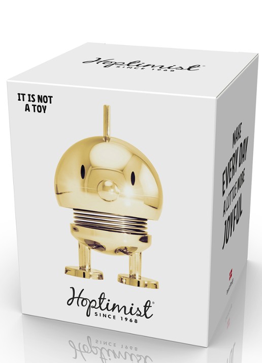 Hoptimist Bumble S ornament 7,6 cm - detail 3 goud