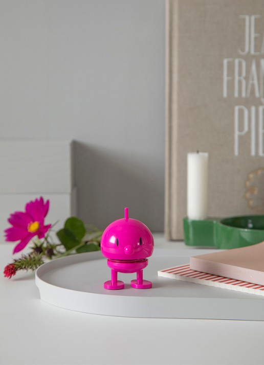 Hoptimist Bumble S ornament 7,6 cm - voorkant 2 roze