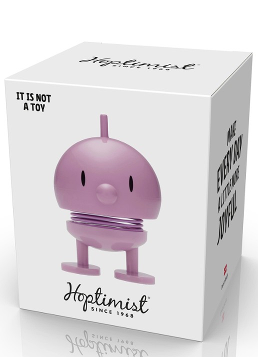 Hoptimist Hoptimist Bumble S ornament 7,6 cm - detail lavendel