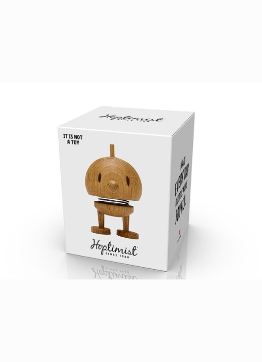 Hoptimist Hoptimist Bumble S ornament 7,6 cm - detail 4 lichtbruin