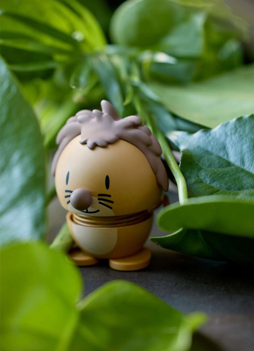 Hoptimist Soft Lion S ornament 7,6 cm - voorkant 3 orange
