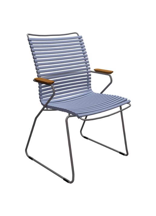 Houe Click Tall tuinstoel  - voorkant blauw