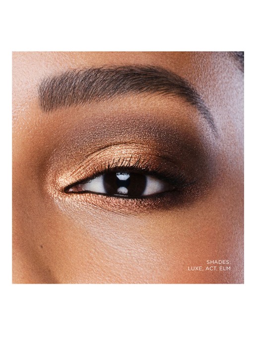 Hourglass Curator 3-Pan Palette - leeg oogschaduw palette - detail 7 zwart/goud