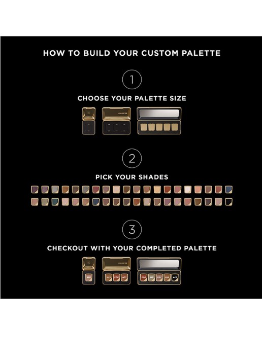 Hourglass Curator Eyeshadow - oogschaduw navulling - detail 4 bee