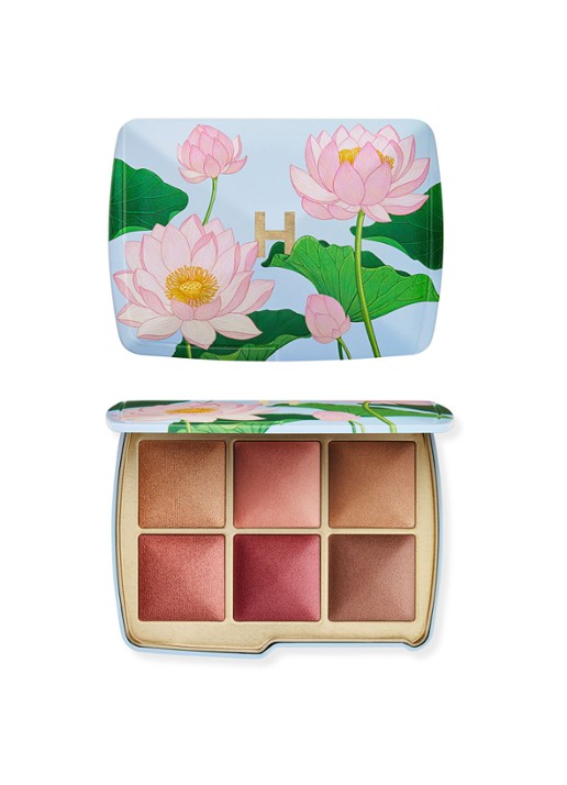 Hourglass Lighting Edit Unlocked - Limited Editon poeder, blush, countour & highlight palette - voorkant 2 lotus flower