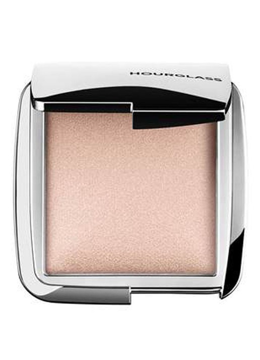 Hourglass Mini Ambient Strobe Lighting Powder - travel size highlighter - voorkant incandescent strobe light