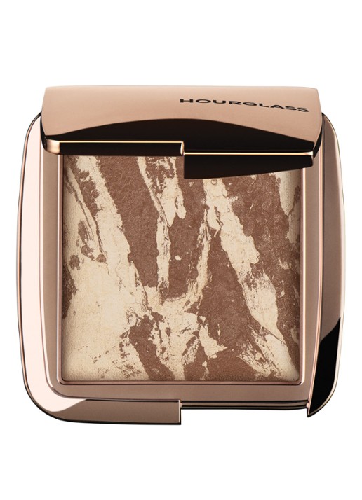 Hourglass Mini AMBIENT™ Lightning Bronzer - travel size - voorkant 2 diffused bronze light
