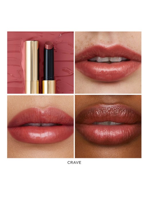 Hourglass Phantom Volumizing Glossy Balm - getinte lipbalsem - detail 2 140 crave