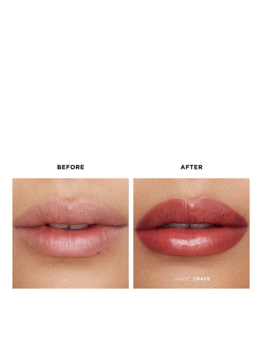 Hourglass Phantom Volumizing Glossy Balm - getinte lipbalsem - detail 4 140 crave