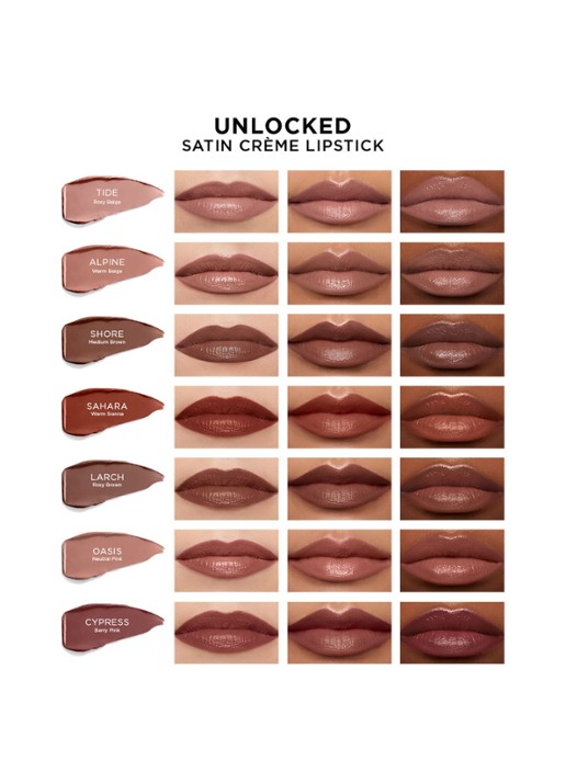 Hourglass Unlocked™ Satin Crème - lipstick - detail 3 302 tide