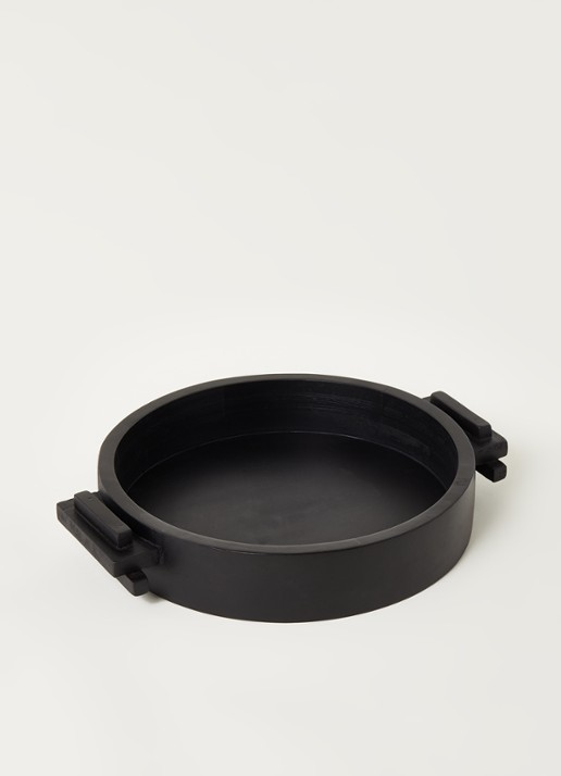 House Doctor Block dienblad 30 cm  - voorkant 2 zwart