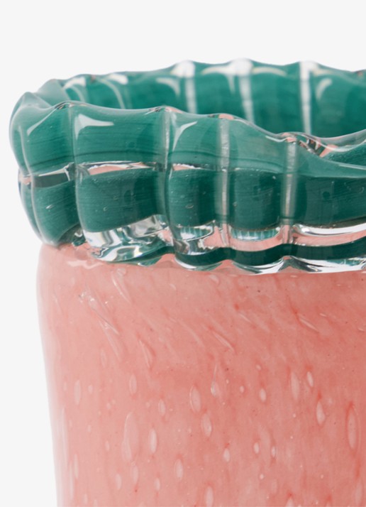 House Doctor Kupla vaas 19 cm - detail 3 roze