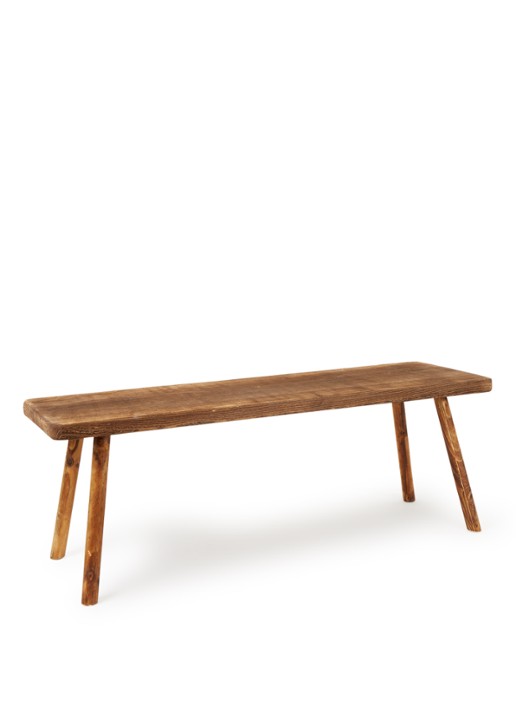 House Doctor Nadi eetkamerbank van paulowniahout 120 cm - voorkant undefined
