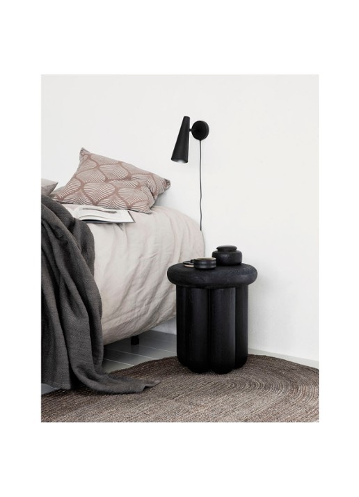House Doctor Phant bijzettafel 38 cm - voorkant 2 zwart
