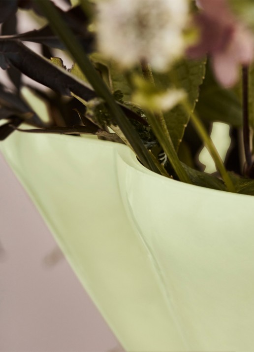 House Doctor Say vaas 21,5 cm - detail 2 lichtgroen
