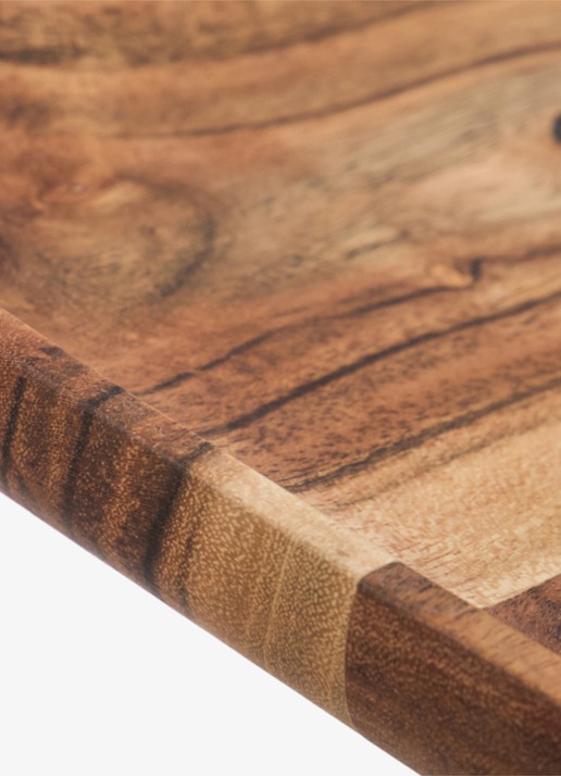 House Doctor Wood serveerschaal set van 2 - detail 2 bruin