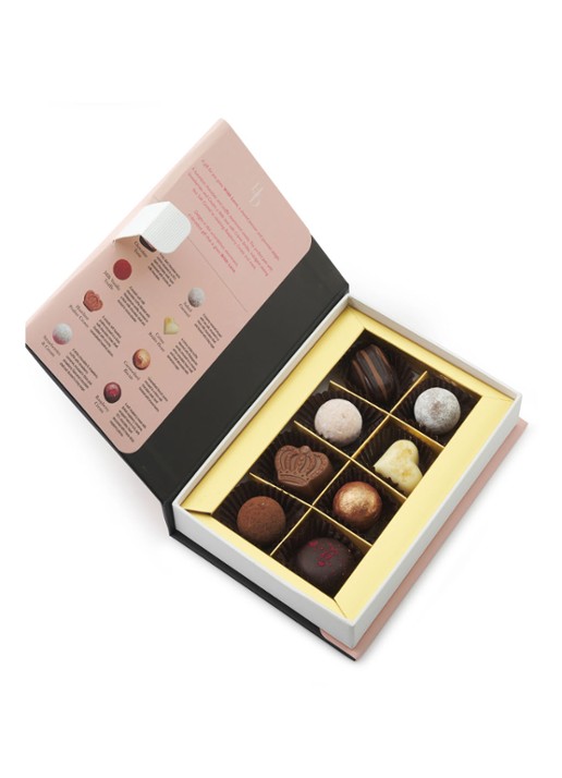 House of Dorchester With Love Book Box chocolade bonbons 8 stuks - voorkant 3 undefined