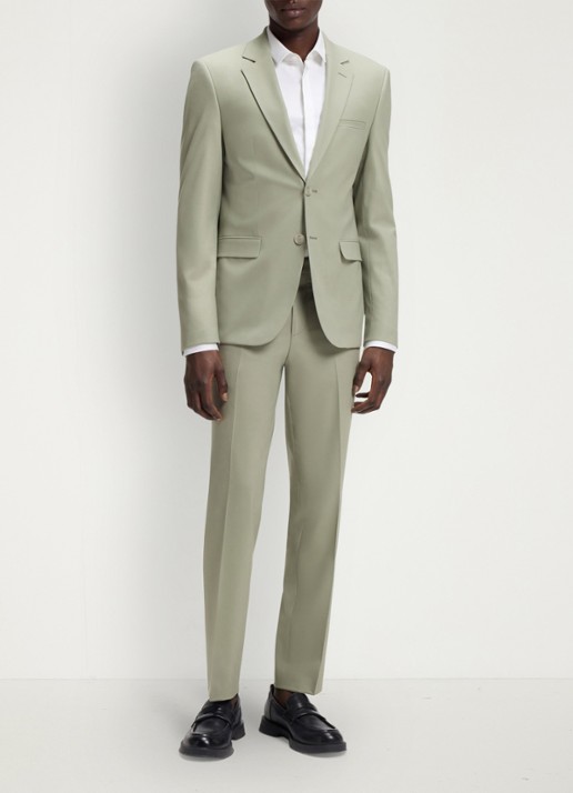 HUGO Arti-Hesten253X slim fit 2-delig pak in wolblend