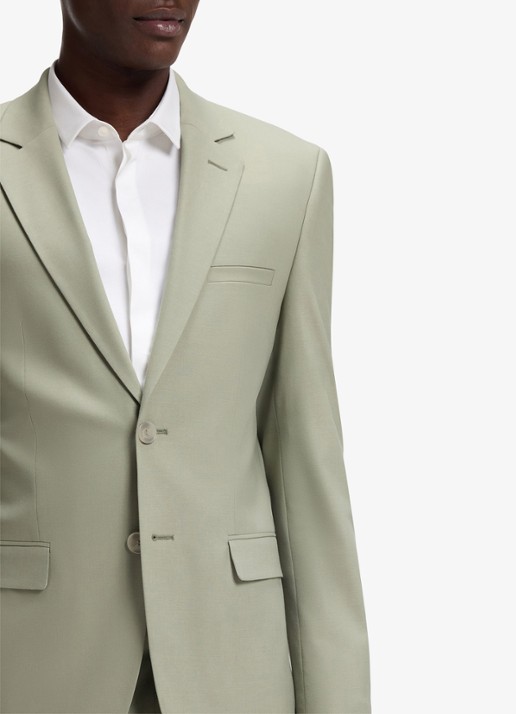 HUGO Arti-Hesten253X slim fit 2-delig pak in wolblend - detail 6 light/pastel green-337 / groen
