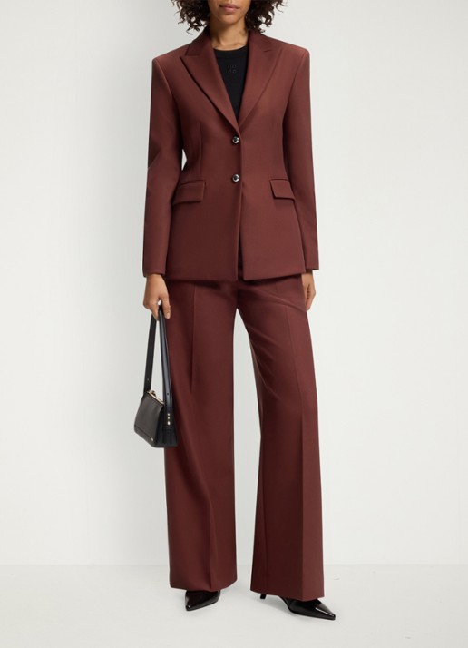 HUGO Blazer met klepzakken - voorkant 6 bruin