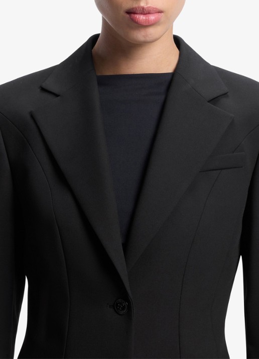 HUGO Blazer met peplum zoom  - detail 2 zwart