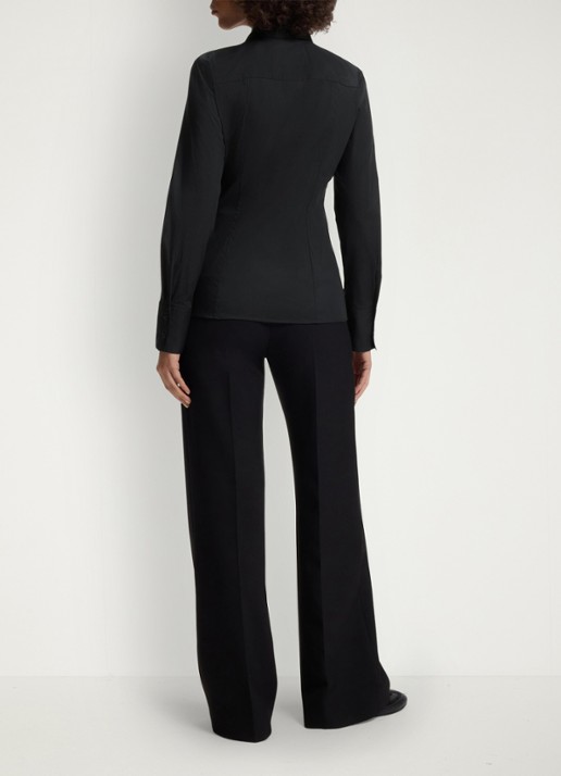 HUGO Blouse met kraag - achterkant 6 zwart