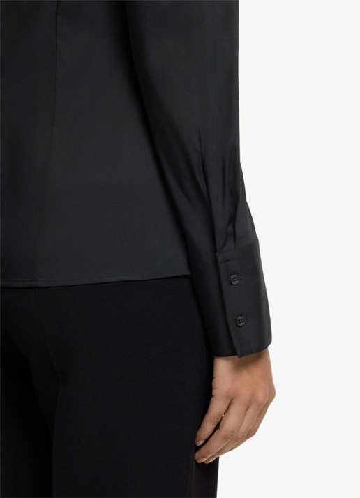 HUGO Blouse met kraag - detail 5 zwart