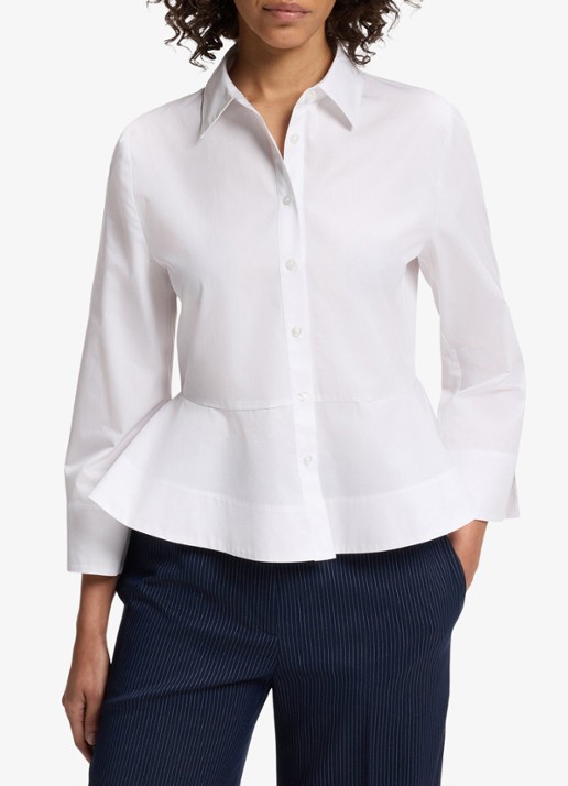 HUGO Blouse met peplum