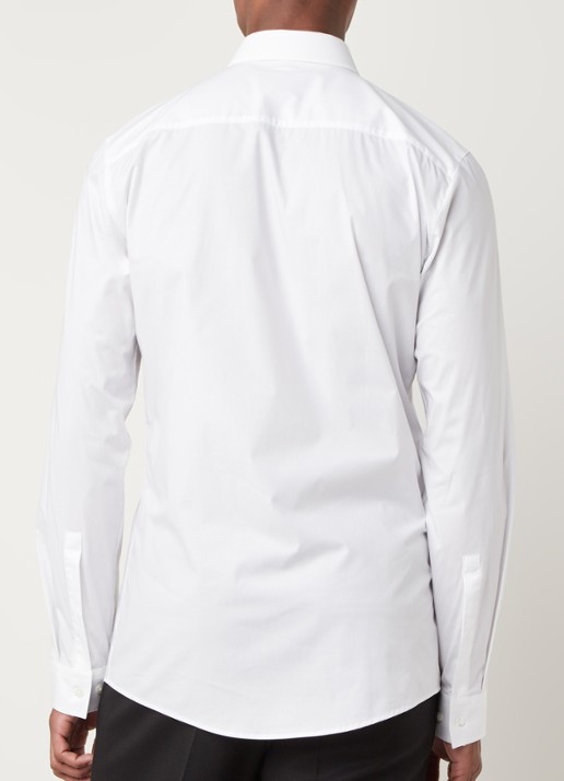 HUGO BOSS Erondo Extra slim fit overhemd met stretch - achterkant 2 wit