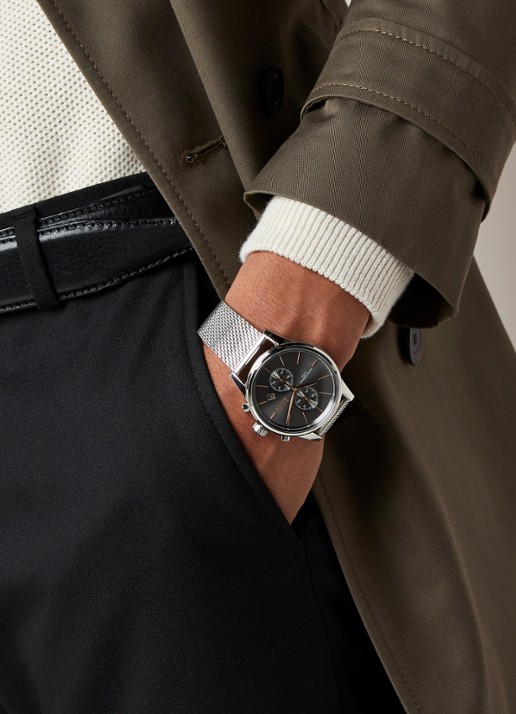 HUGO BOSS Horloge Jet HB1513440 - voorkant 2 zilver
