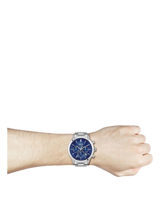 HUGO BOSS Metronome horloge HB1513801 - detail 5 zilver