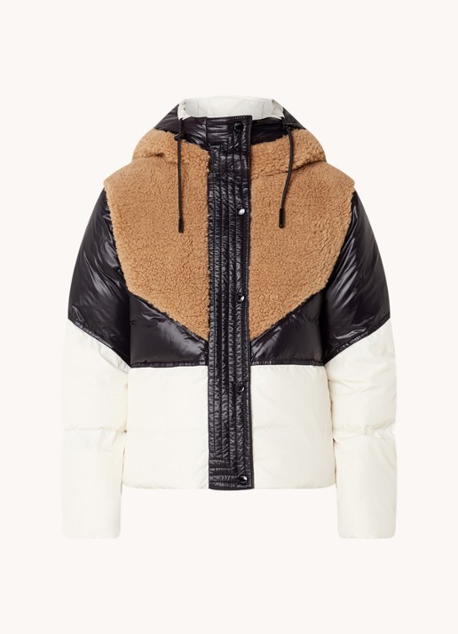 HUGO BOSS Plockena puffer jack met donsvulling en ritszakken 