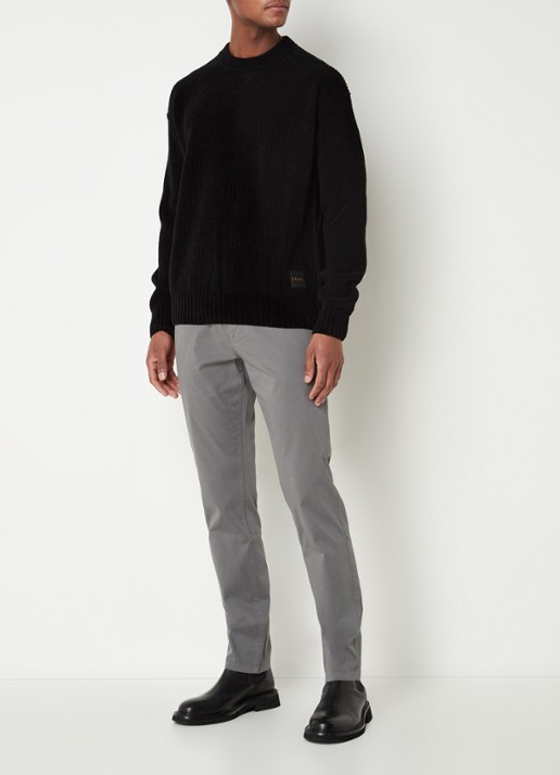 HUGO BOSS Schino-Slim-O 10248660  404 - voorkant 2 donkergrijs