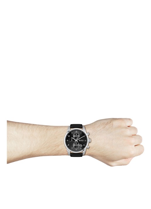HUGO BOSS Skymaster horloge HB1513782 - detail 3 zwart