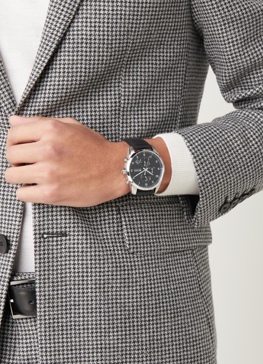 HUGO BOSS Skymaster horloge HB1513782 - voorkant 6 zwart
