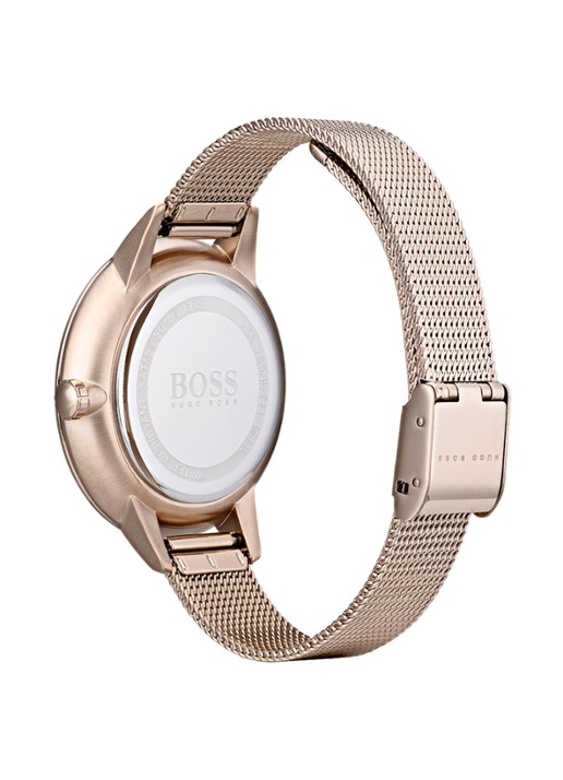 HUGO BOSS Symphony horloge HB1502424 - detail 3 roségoud