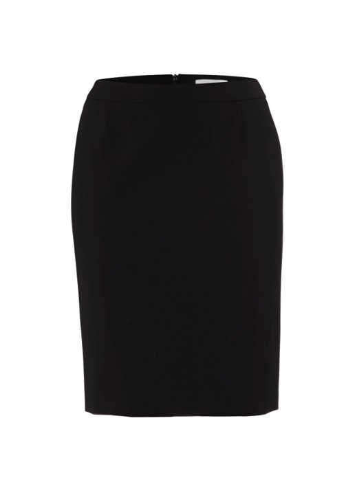 HUGO BOSS Vilea rok in zwart - voorkant 3 zwart