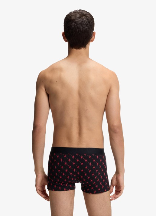 HUGO Boxershort met logoband in 3-pack - achterkant 2 zwart