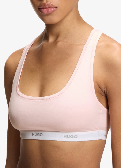 HUGO Bralette met logoband