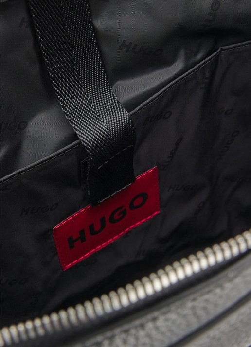 HUGO Businesstas met logo - detail 4 diepzwart
