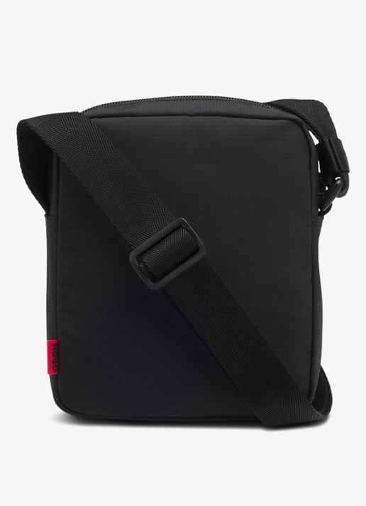 HUGO Crossbodytas met logo - achterkant zwart