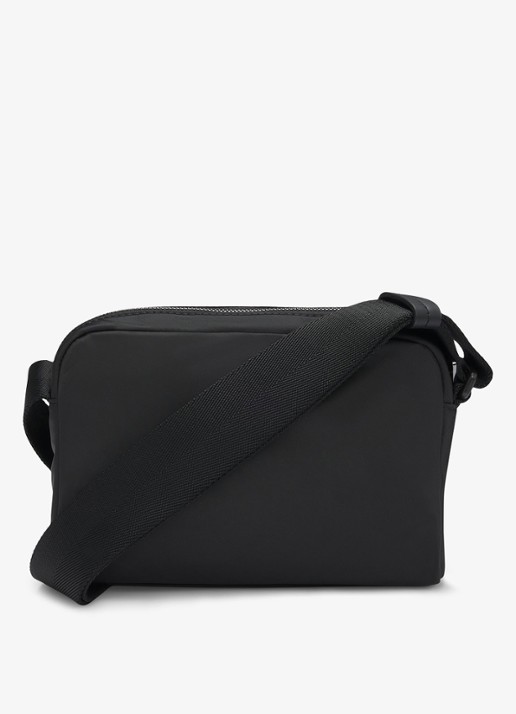 HUGO Crossbodytas met verstelbare schouderriem en logo - detail 2 zwart