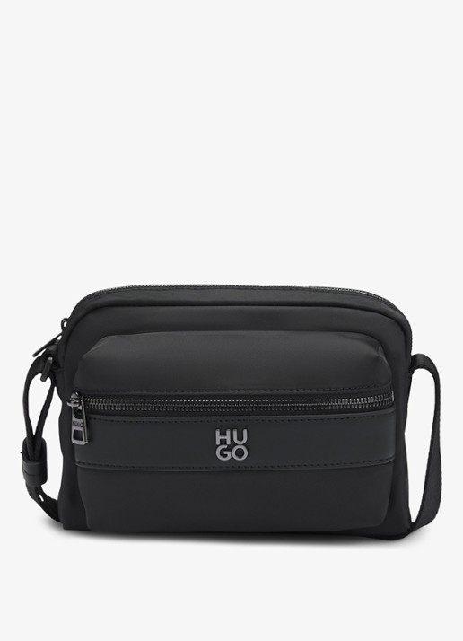 HUGO Crossbodytas met verstelbare schouderriem en logo