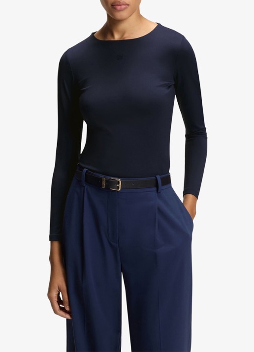 HUGO Dasaiia longsleeve met logo