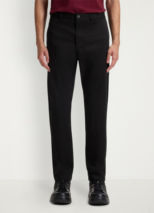HUGO David slim fit chino met steekzakken